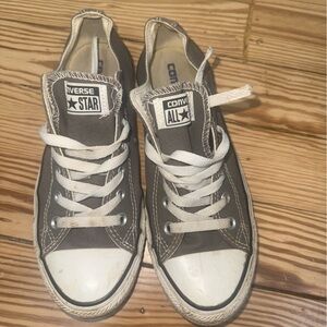 Converse Gray Canvas Sneakers